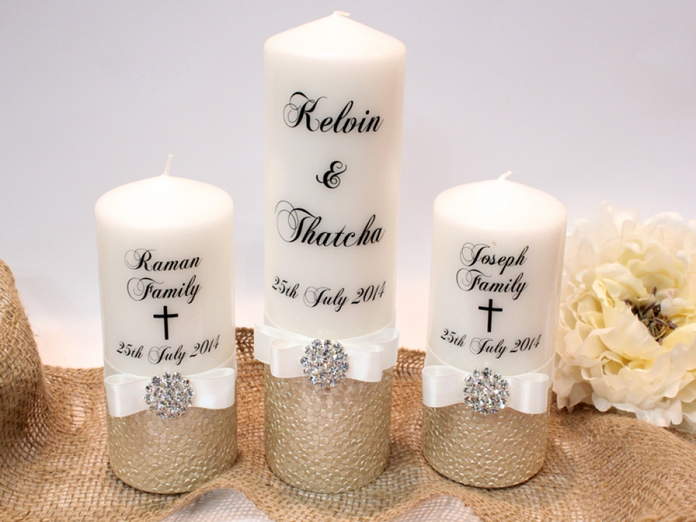 Catholic discount wedding candles