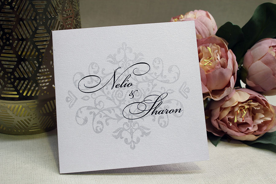 Bespoke Invitations From 1 50ea Nelio Sharon Wedding Invitation