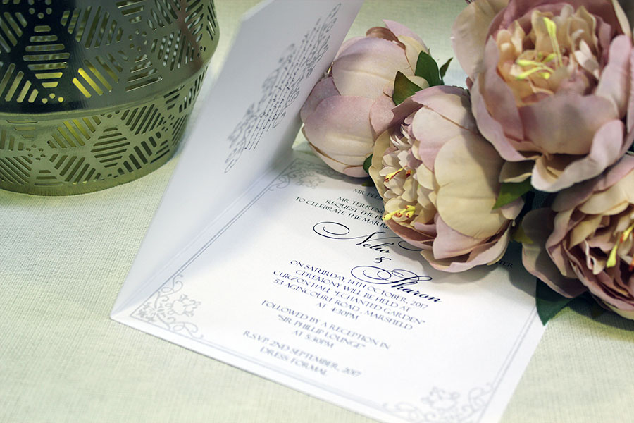 Bespoke Invitations From 1 50ea Nelio Sharon Wedding Invitation